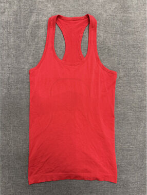 Lululemon Red Racerback Athletic Tank Top
